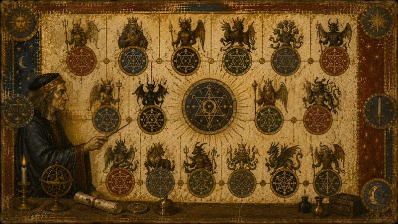ゴエティアの印章とは？ 悪魔のシジル・紋章を図像として読む