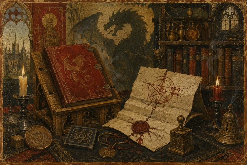 グラン・グリモワールとは？ 赤い竜と悪魔契約で知られる近代グリモワール